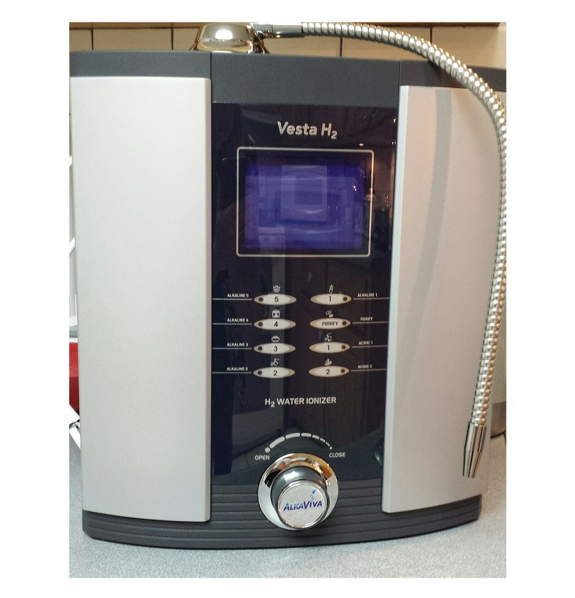 Upgrade to AlkaViva 9-Plate Vesta H2 Water Ionizer - Alkaline Water Plus