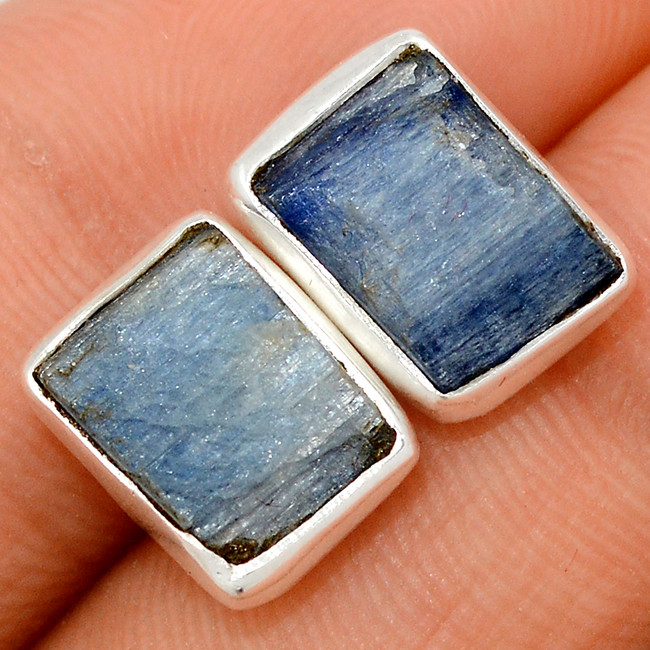 Kyanite - Brazil 925 Sterling Silver Earring - Stud XGB Jewelry BE17357