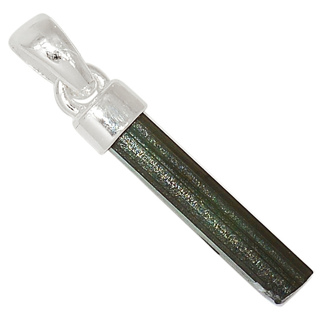 Natural Green Tourmaline 925 Sterling Silver Pendant Jewelry ALLP-24081
