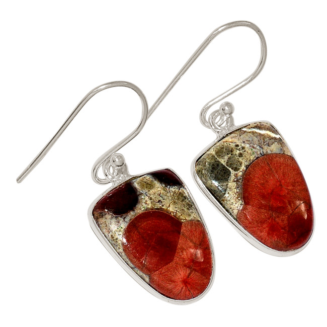 Natural Peanut Obsidian 925 Sterling Silver Earrings Jewelry ALLE-16594