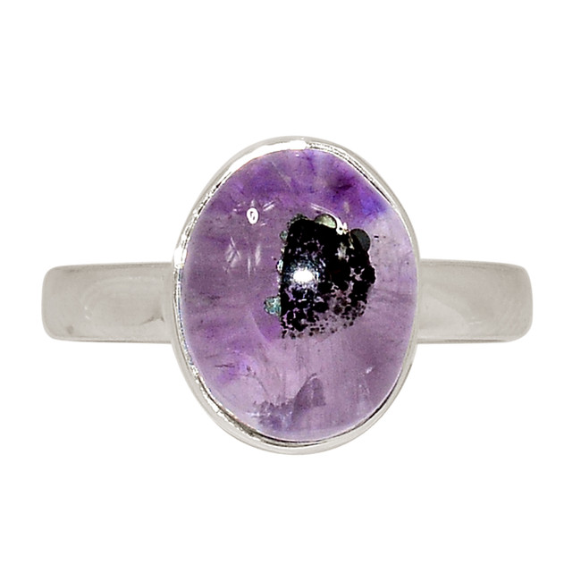 Natural Super Amethyst 23 925 Sterling Silver Ring Jewelry s.9 ALLR-27039