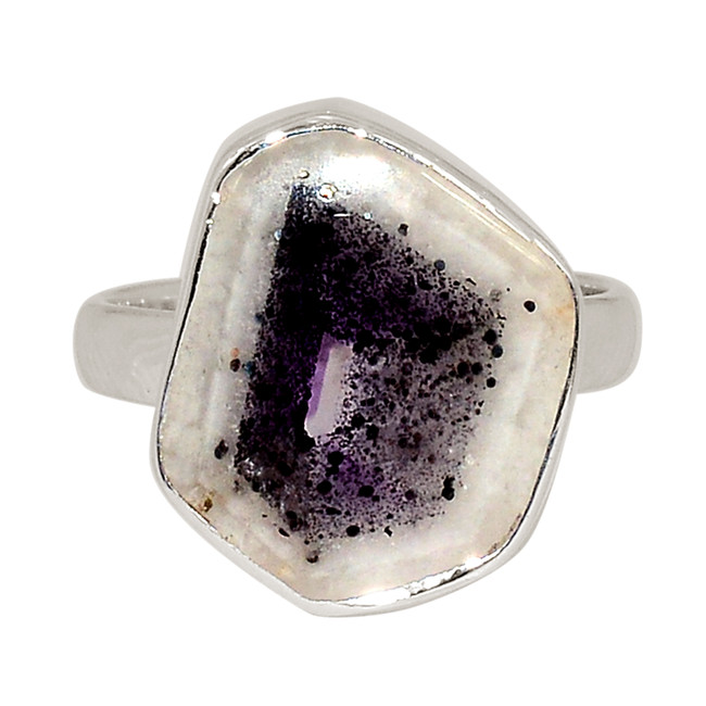 Natural Super Amethyst 23 925 Sterling Silver Ring Jewelry s.7 ALLR-27730