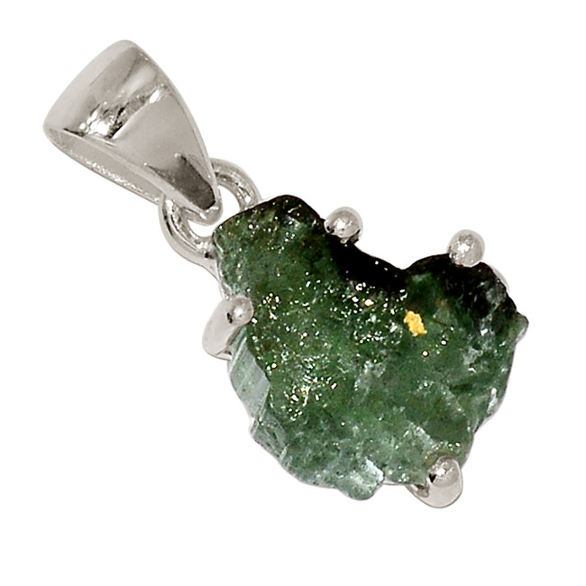 Natural Green Tourmaline 925 Sterling Silver Pendant Jewelry ALLP-26956