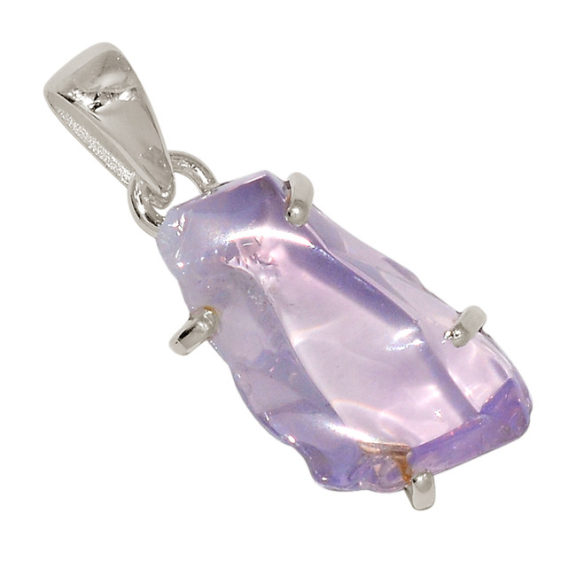 Natural Lavender Quartz, Boquira, Brazil 925 Silver Pendant Jewelry ALLP-26952