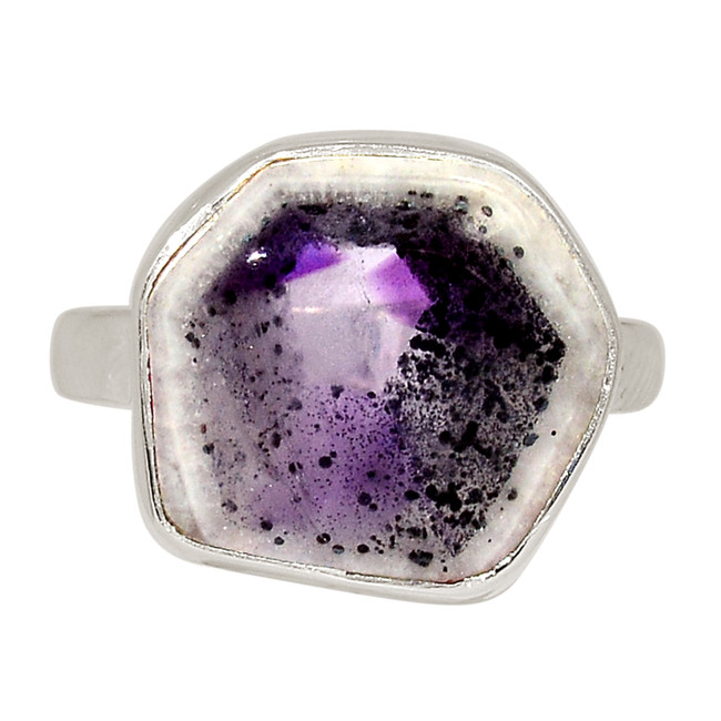 Natural Super Amethyst 23 925 Sterling Silver Ring Jewelry s.9 ALLR-27728