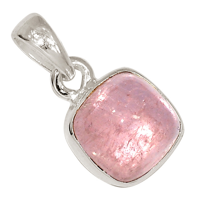 Natural Rose Quartz - Madagascar 925 Sterling Silver Pendant Jewelry ALLP-26690