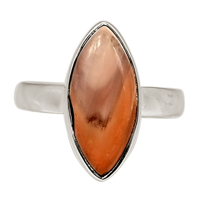 Natural Royal Imperial Jasper 925 Sterling Silver Ring Jewelry s.6.5 ALLR-29154