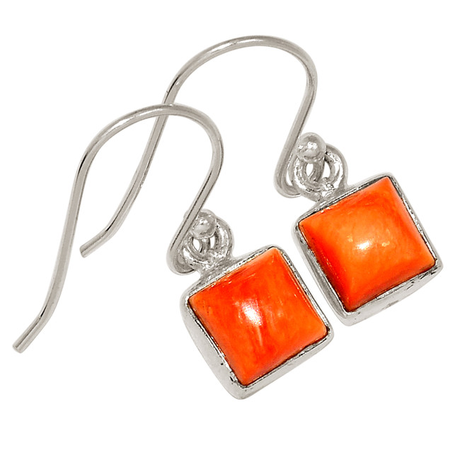 Natural Oyster 925 Sterling Silver Earrings Jewelry ALLE-18059