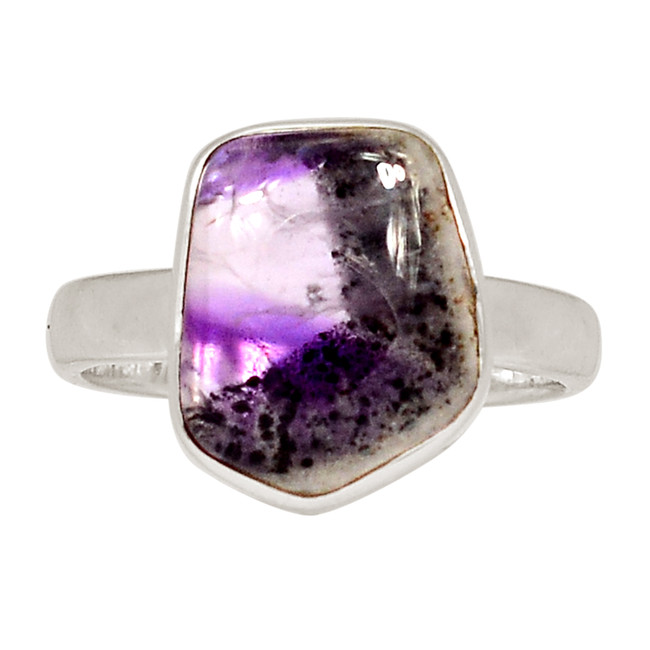 Natural Super Amethyst 23 925 Sterling Silver Ring Jewelry s.9 ALLR-28910