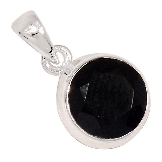 Black Onyx - Brazil 925 Sterling Silver Pendant Jewelry ALLP-27284