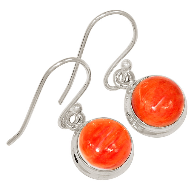Natural Natural Oyster 925 Sterling Silver Earrings Jewelry ALLE-18199