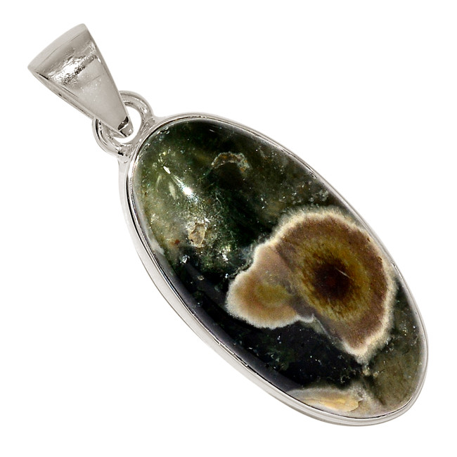 Natural Ocean Jasper - Madagascar 925 Sterling Silver Pendant Jewelry ALLP-27088