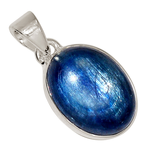 Natural Kyanite - Brazil 925 Sterling Silver Pendant Jewelry ALLP-27246