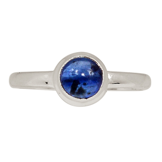 Natural Kyanite - Brazil 925 Sterling Silver Ring Jewelry s.8.5 ALLR-29536