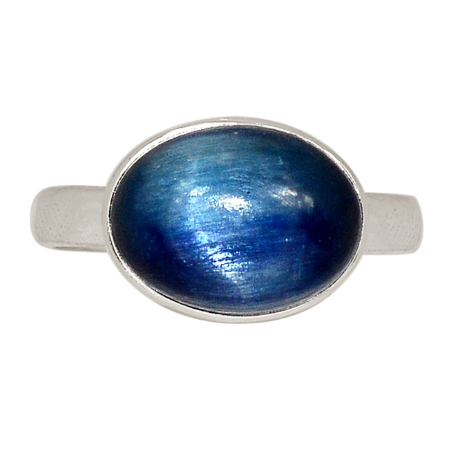 Natural Kyanite - Brazil 925 Sterling Silver Ring Jewelry s.9 ALLR-28779