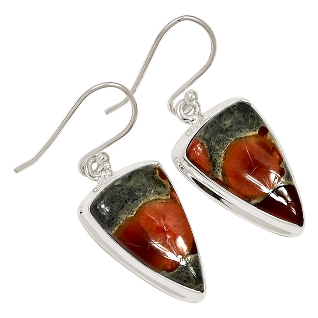 Natural Peanut Obsidian 925 Sterling Silver Earrings Jewelry ALLE-17828
