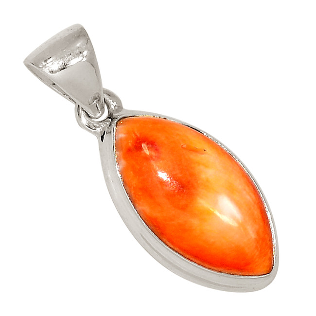 Natural Oyster 925 Sterling Silver Pendant Jewelry ALLP-27792