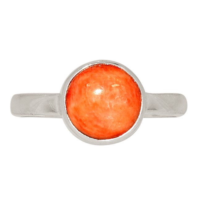 Natural Natural Oyster 925 Sterling Silver Ring Jewelry s.9 ALLR-29582