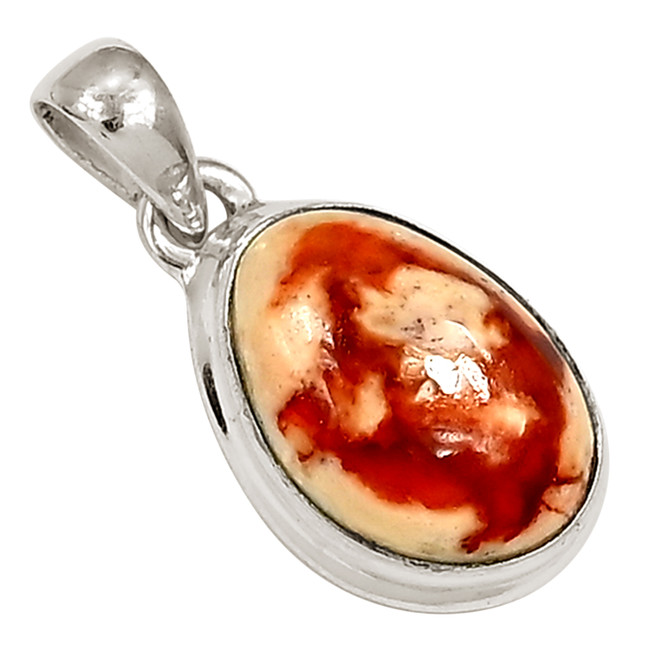 Natural Cantera Opal - Mexico 925 Sterling Silver Pendant Jewelry ALLP-27559