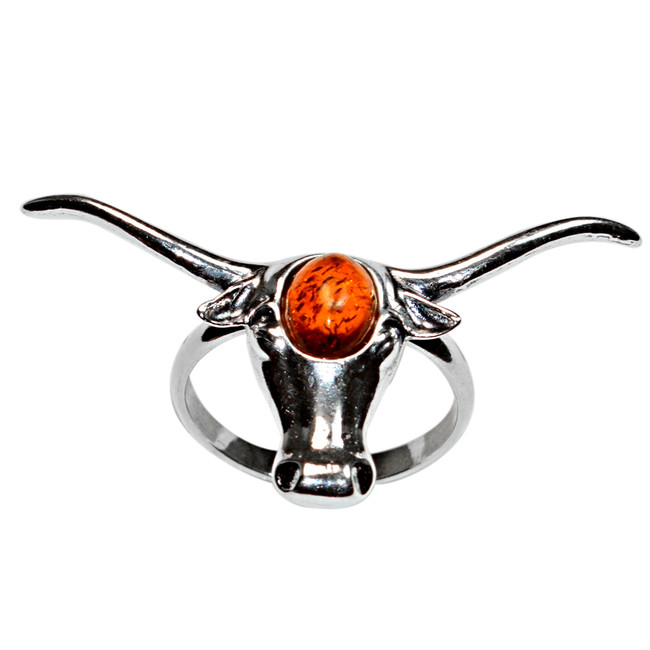 4.6g Authentic Baltic Amber 925 Sterling Silver Ring Jewelry s.10 A7480S10