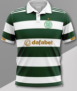 POLO CELTIC GREEN AND WHITE 9 in a row #549