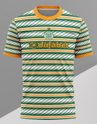 CELTIC WHITE AND GREEN AND ORANGE  #583