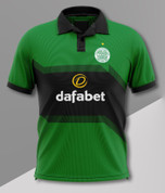 POLO CELTIC BLACK AND GREEN #587