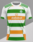 CELTIC GREEN AND WHITE AND ORANGE #590