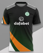 CELTIC BLACK AND ORANGE #598