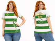 LADIES GREEN AND WHITE (celtic ladies 3d)