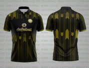 Polo Celtic shirt  black and gold #885