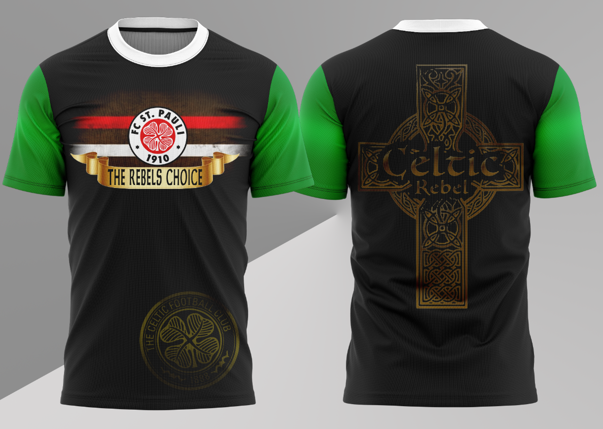 CELTIC SHIRT FC ST. PAULI 1910 #853 - irish and celtic clothing