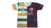 New Half Celtic-Half Barcelona Jersey for Kids