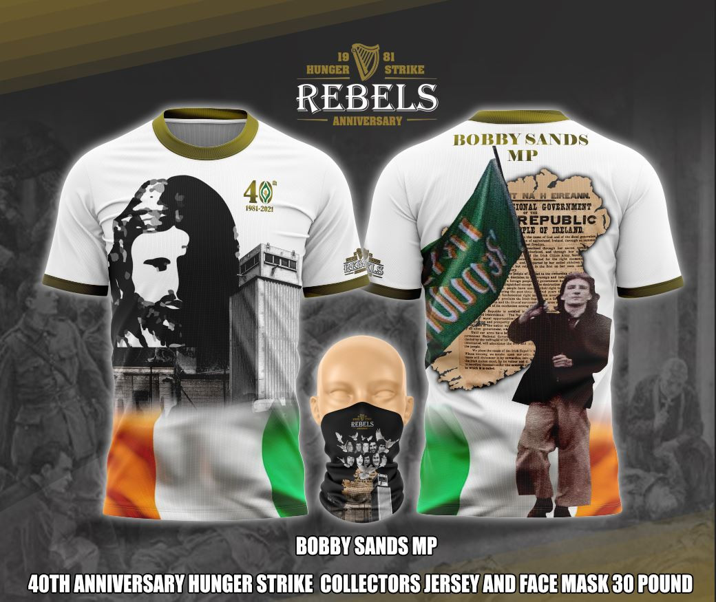 bobby sands 40 th anniversary white - irish and celtic clothing