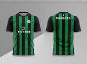 GREEN BLACK STRIPE CELTIC #1175