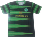 BLACK AND GREEN CELTIC JERSEY