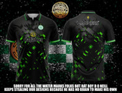 #1685 black green squares #1685