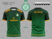 CELTIC GREEN AND ORANGE STRIPE #1694