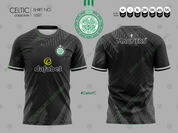 CELTIC  BLACK JERSEY #1697
