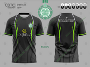 CELTIC  BLACK JERSEY #1699