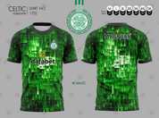 CELTIC  GREEN AND BLACK JERSEY #1702