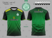 CELTIC  GREEN AND BLACK JERSEY #1703