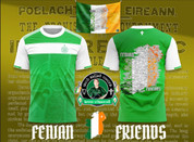 celtic fenian friends jersey  with flag 