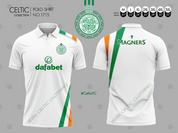 CELTIC IRISH JERSEY FLAG WHITE #1715