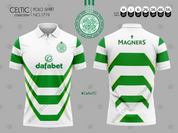 CELTIC MACHINE WHITE AND GREEN #1719