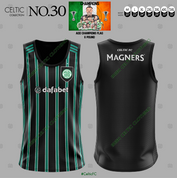 CELTIC BLACK AWAY VEST #30