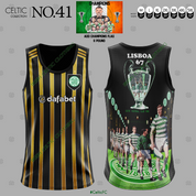 CELTIC BLACK GOLD LISBON LIONS VEST #41