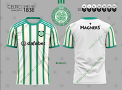 WHITE AND GREEN CELTIC #1838 