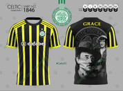 NEW AWAY BLACK YELLOW GRACE #1846