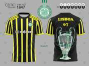 NEW AWAY BLACK YELLOW LISBOA #1847